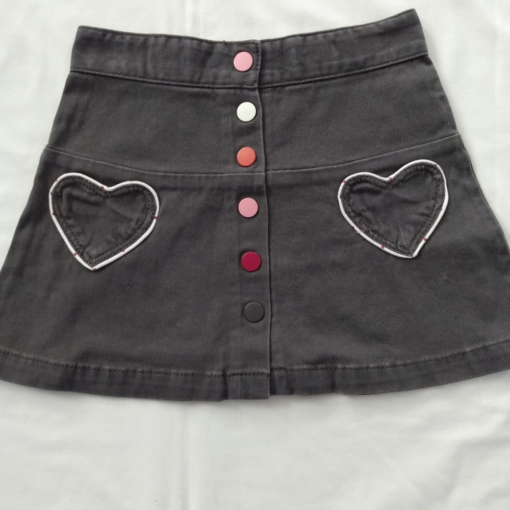 H&M front snap skirt